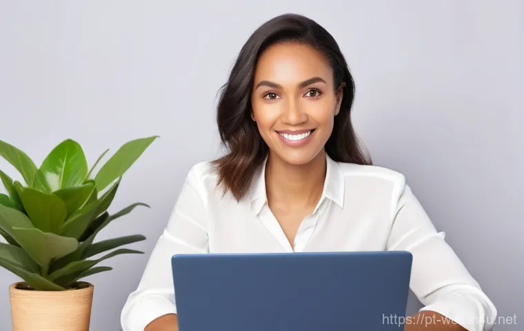 웰빙코디네이터와 재택 근무의 장점 - **Prompt 1: Empowering Virtual Well-being Session**
    "A professional, empathetic woman, approxima...