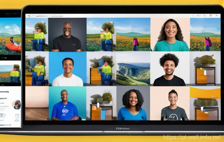 웰빙코디네이터와 재택 근무의 장점 - **Prompt 1: Empowering Virtual Well-being Session**
    "A professional, empathetic woman, approxima...