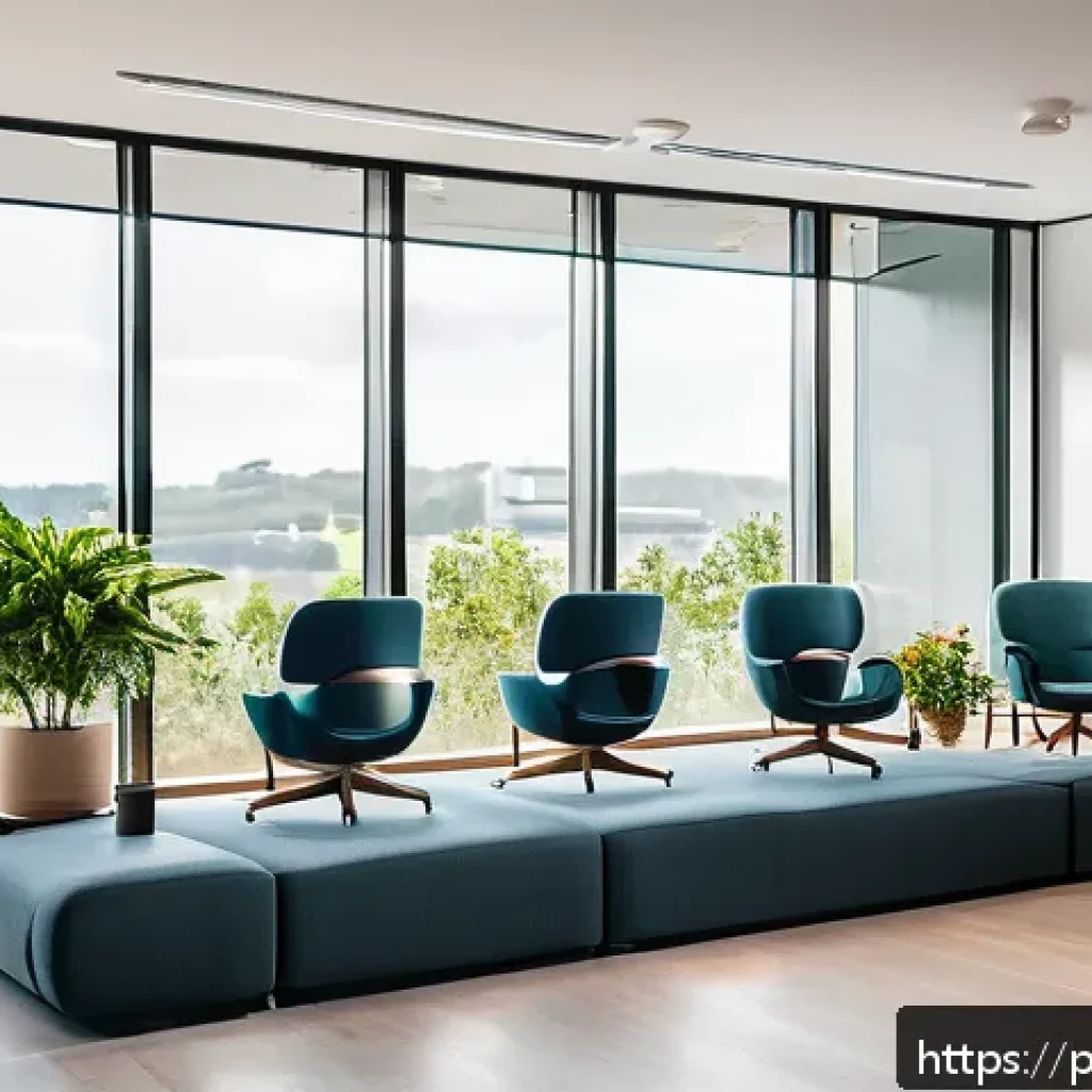 웰빙코디네이터와 관련된 최신 트렌드 - A modern corporate office with diverse professionals engaged in wellness activities: flexible worksp...